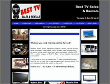 Tablet Screenshot of besttvrentals.com